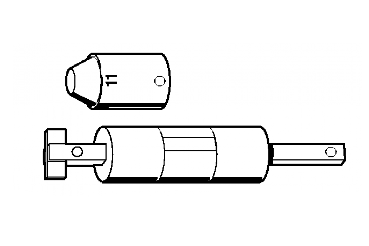 Инструмент монтажный для стопорного кольца 11 мм STIHL для MS-361/341 (59108902211)